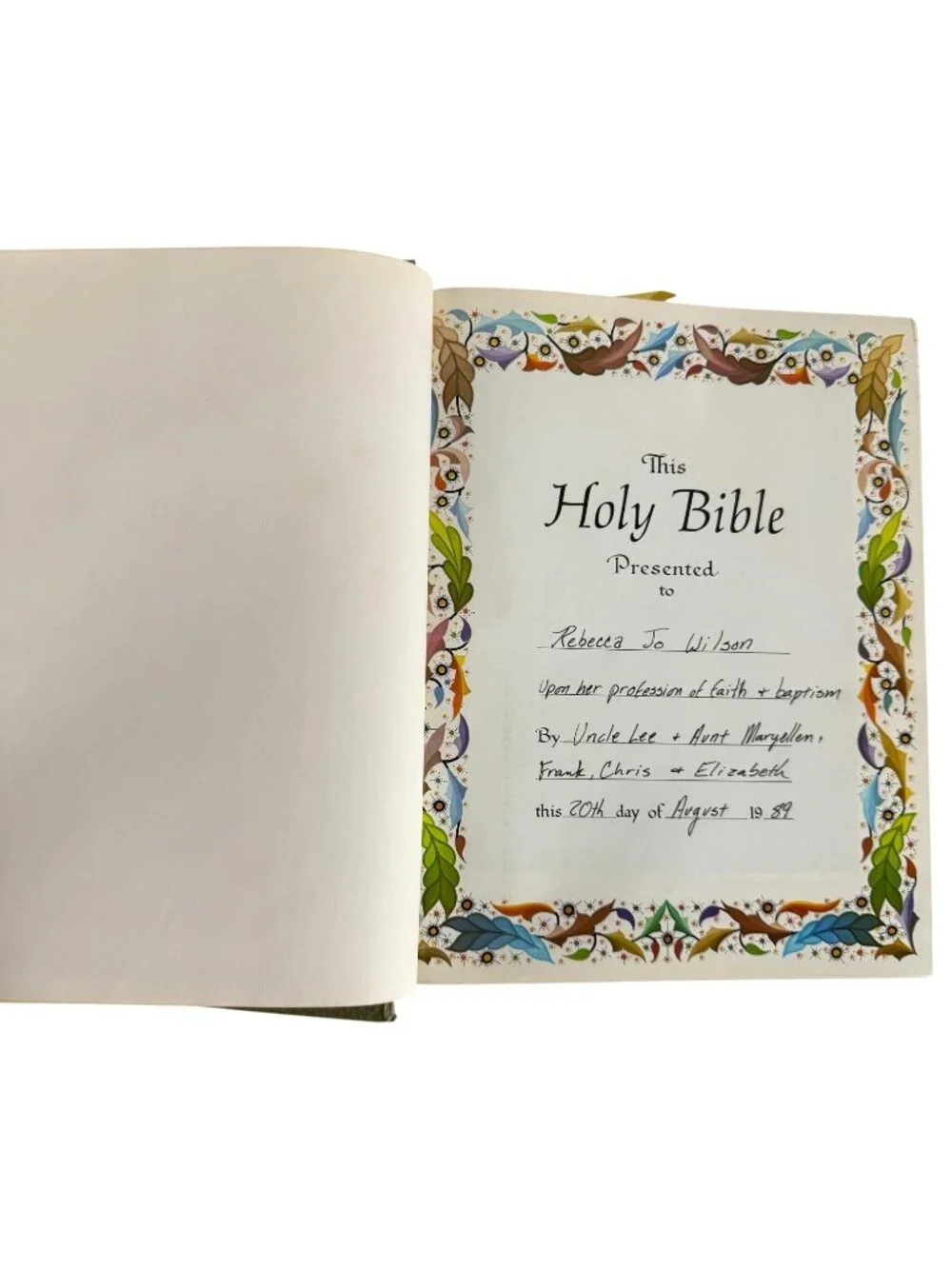 Heirloom‎ Holy Bible King James Version KJV Red Letter Master Reference 1971 VTG